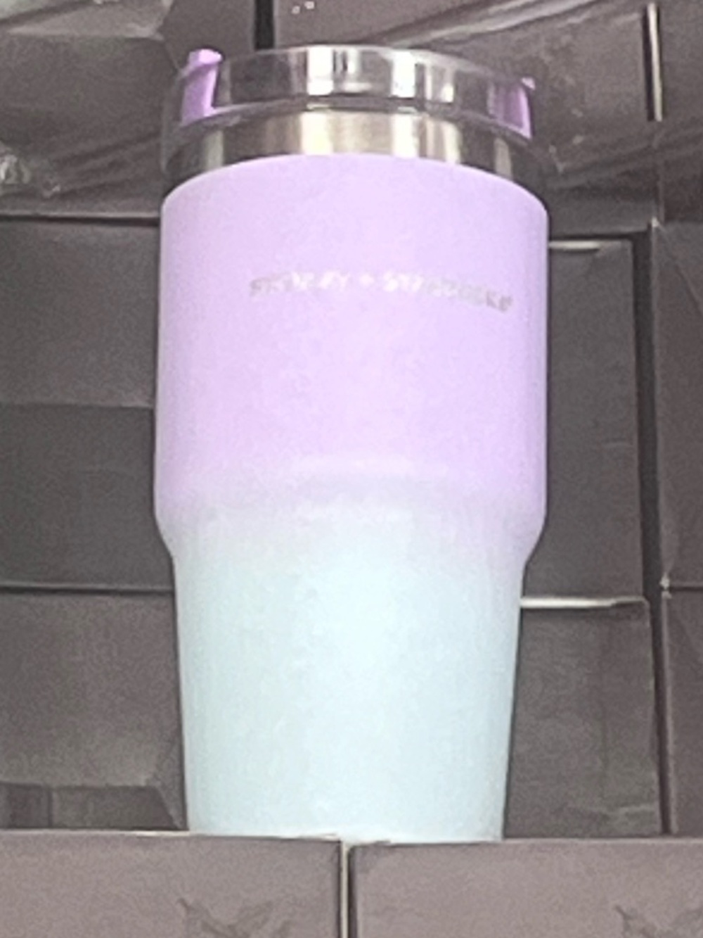 Starbucks x Stanley Lavender Ombre Tumbler 20oz coffee tea mug new - Picture 5 of 5